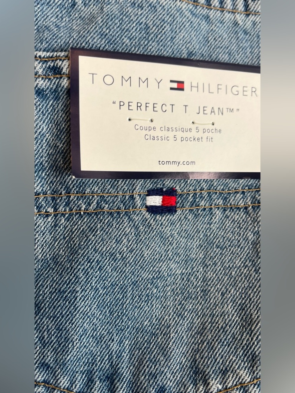 NWT Y2K Deadstock Tommy Hilfiger Perfect T High Rise Mom Straight Leg Jeans - Picture 13 of 13